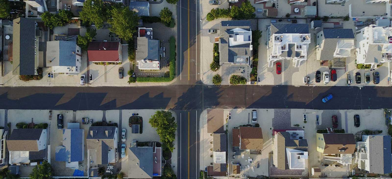 DRone photo of urban area